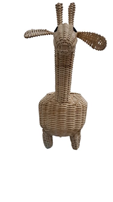 Rattan Giraffe Basket handicraft