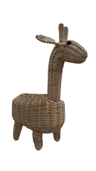Rattan Giraffe Basket handicraft