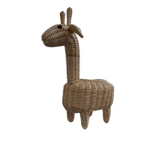 Rattan Giraffe Basket handicraft
